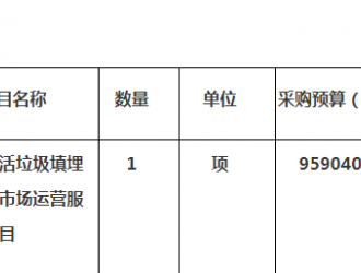 永新县城市管理局渗滤液处理市场运营服务项目公开招标公告