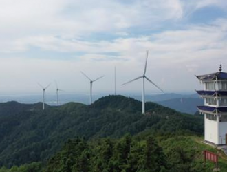 窑坡山风电场年发电量突破1亿千瓦时